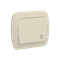 Bouton lumineux 10A 250V bornes à vis beige