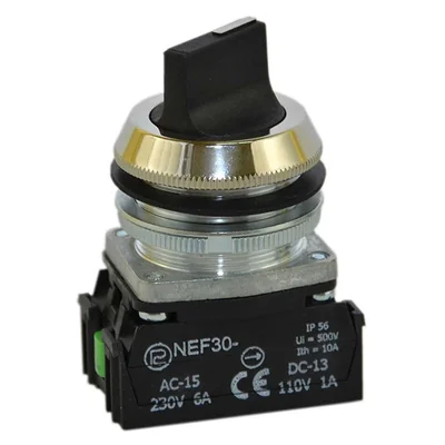 Bouton noir PROMET NEF30-PXY