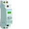 Bouton-poussoir 16A, 2R, avec voyant vert 230V AC