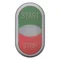 Bouton-poussoir à double ressort, vert, M22-DDL-GR-GB1/GB0