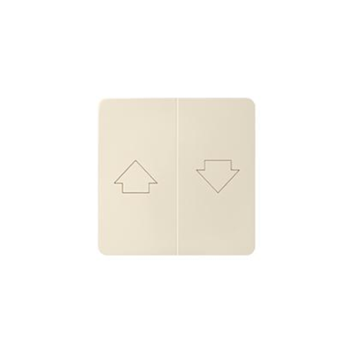 Bouton poussoir aveugle, beige