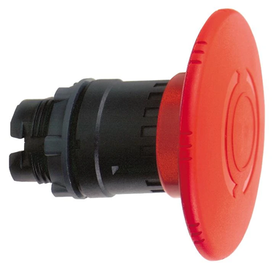 Bouton-poussoir coup de poing Harmony XB5 rouge Ø60 déverrouillé par tour plastique