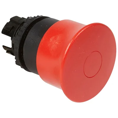 Bouton poussoir coup de poing rouge en tirant