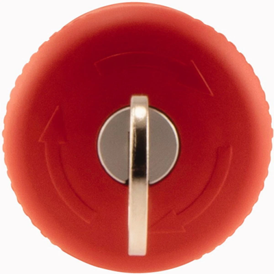 Bouton-poussoir coup de poing, rouge, M22-PVS