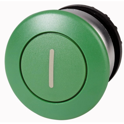 Bouton-poussoir coup de poing, vert i, M22-DP-G-X1