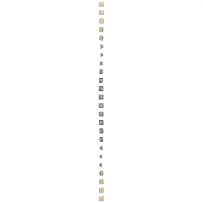 Bouton poussoir double allumage : 2 entrées, 2 sorties (module) 230V, beige