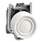 Bouton poussoir Harmony XB4 Capuche blanc sans rétroéclairage métal