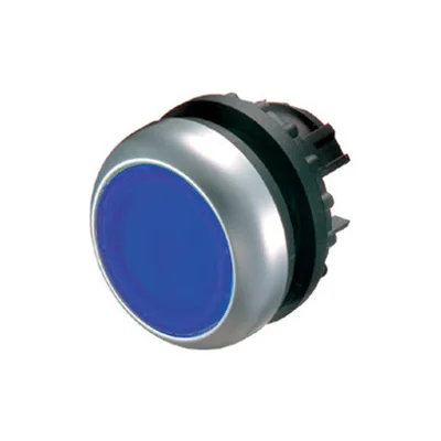 Bouton-poussoir lumineux, bleu, M22-DL-B