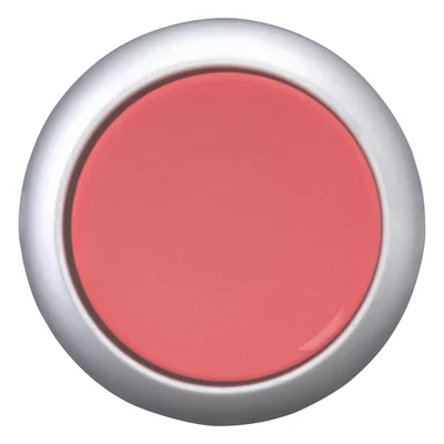 Bouton-poussoir plat à rappel par ressort, couleur rouge, M22-D-R