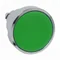 Bouton poussoir plat Ø22 vert, non lumineux, rond métal