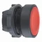 Bouton poussoir plat rouge sans rétroéclairage, plastique sans marquage