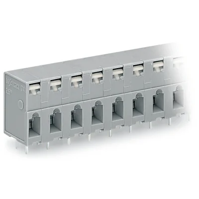 Bouton-poussoir pour connecteur PCB 2,5 mm² RM 7,5 mm 5 broches, gris 741-305