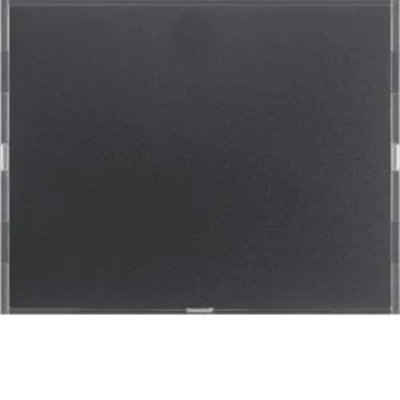 Bouton-poussoir simple KNX EASY K.1 avec champ d'inscription, anthracite