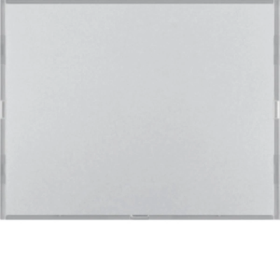 Bouton-poussoir simple KNX EASY K.5 avec champ d'inscription en aluminium