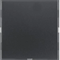 Bouton-poussoir simple KNX EASY S.1/B.3/B.7 avec porte-étiquette pour couleurs : anthracite et aluminium