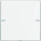 Bouton-poussoir simple KNX e/s Q.x avec champ d'inscription, alu