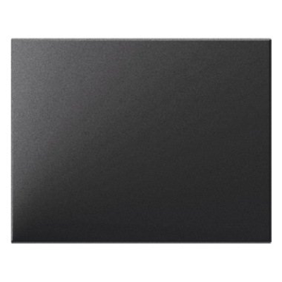 Bouton poussoir simple laqué mat anthracite