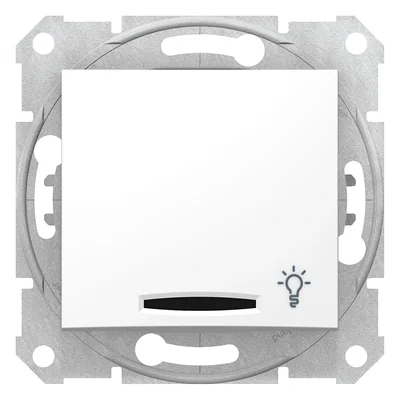 Bouton SEDNA "Light" avec rétroéclairage blanc