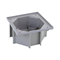 Box for IP66 insert for concreting, grey