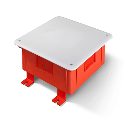 Box for lightning protection 208x208x84mm brick red