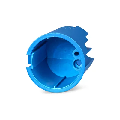 Box nástěnného svítidla pod omítku s krytem Z32 fi32mm modrý