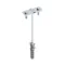 Bracket with pin FI 12 250mm galvanized