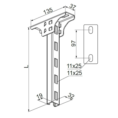 Bracket, WSP300