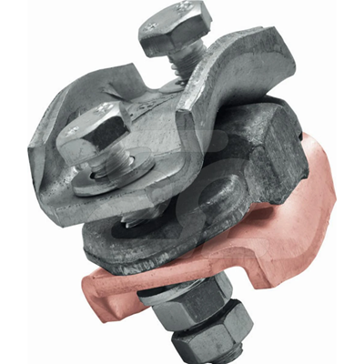 Branch clamp for non-insulated overhead lines, type ZLN 635/2AM
