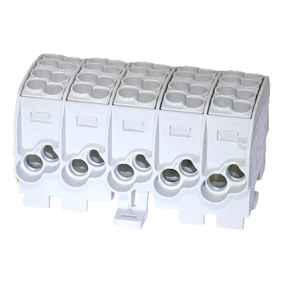 Branch distribution block Al/Cu SCB 25-5X grey