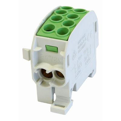 Branch distribution block Al/Cu SCB 35 green