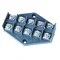 Branch plate 4mm2 4 tracks