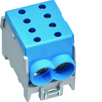 Branch terminal 1-pole 1x25/2x16mm² blue