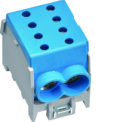Branch terminal 1-pole 1x25/2x16mm² blue