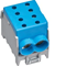 Branch terminal 1-pole 1x25/2x16mm² blue