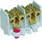 Branch terminals, 2-pole, 4x25mm2