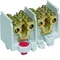 Branch terminals, 2-pole, 4x25mm2