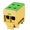 Branch threaded terminal block AL/CU/ 2, 5-35mm2/ TS 35/ 1 track, 4 holes clamp / VC05-0155