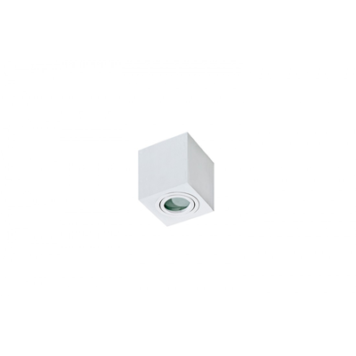 BRANT SQUARE IP44 Lampada da soffitto bianca