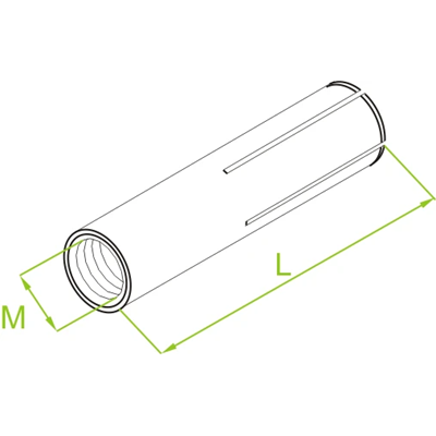 Brass expansion sleeve TRMM8