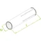 Brass expansion sleeve TRMM8