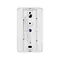 BREVIS MINI AC, two-tone electromechanical wired bell, 230V, white