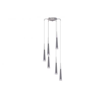 BRINA 6 Chrome pendant lamp