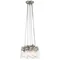 BRINLEY 6 Suspension à six lampes nickel brossé