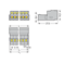 Broche douille raster 5mm 4 voies