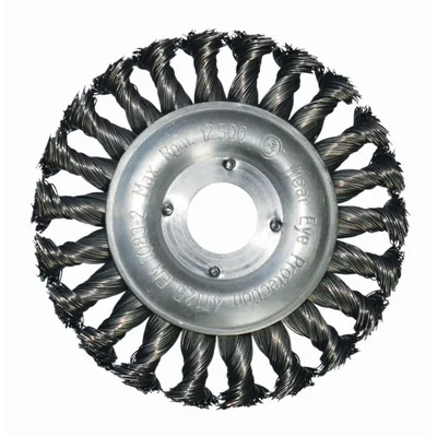 Brosse à disque ABRABORO 125 mm/22,2 mm - fil tressé de 0,5 mm