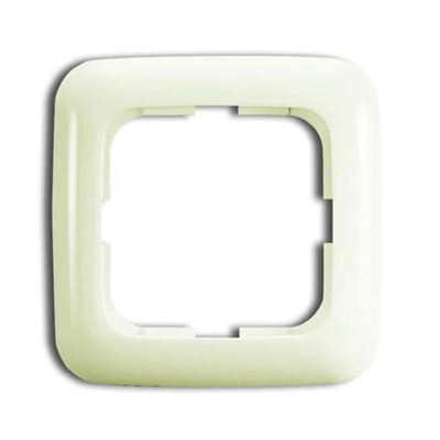 BRUSCH-DURO 1-gang ivory frame