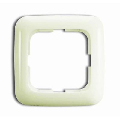 BRUSCH-DURO 1-gang ivory frame