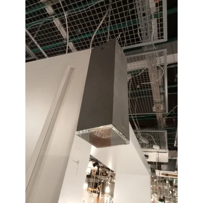 BRYCE S Jednoduchá závěsná lampa, šedá