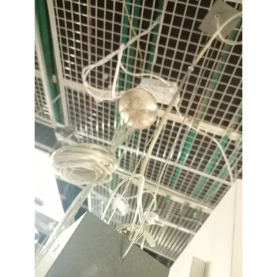 BRYCE S Lampa wisząca pojedyncza szara