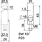 BS-H2-M-16 FT Abrazadera de doble perno en U 2056